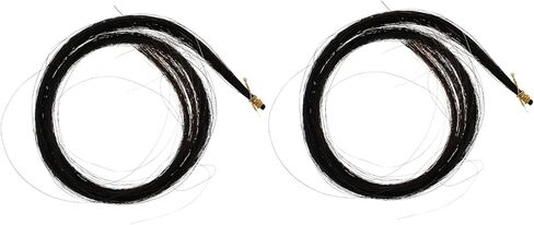YARNOW Bundles Durable Bow Hair for Repair Hair Supplies Replacement for Worn Bow Accessories for Novice Players Black Color in Kuwait