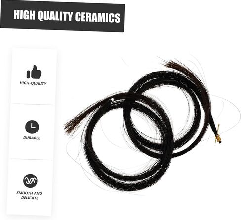 YARNOW Bundles Durable Bow Hair for Repair Hair Supplies Replacement for Worn Bow Accessories for Novice Players Black Color in Kuwait