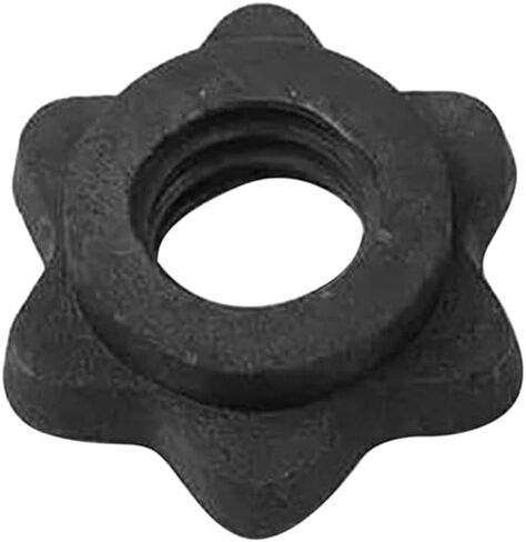 2pairs Dumbbell Collars, 1inch Weight Lifting Spinlock Collars, Nonsli-p Dumbbell Hex Nut Barbell Collar Clamps Replacement Parts for Fitness Training in Kuwait