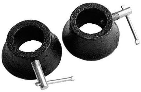 Ader Sporting Goods 1" Bell Shape Collars (Weighted 0.55 Lbs or 1/4 Kgs) 4 Pcs in Kuwait