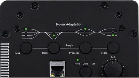 شاشة استوديو ADAM Audio A7V مقاس 7 بوصات، حزمة AMS-A7V سوداء (زوج) مع وسادات عزل Focusound 2 حزمة صوتية عالية الكثافة، 2X OnStage 25ft XLR Cable + 2X 10ft Balanced XLR إلى TRS Cable in Kuwait