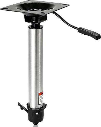 SP-37904 قاعدة تلسكوبية لمقعد القارب مقاس 2 بوصة، ارتفاع قابل للتعديل 3/8 بوصة 13 بوصة - 19 بوصة، موسع مقعد بحري شديد التحمل لصيد الأسماك والقوارب العائمة in Kuwait