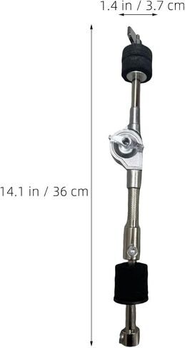 Kisangel Drum Cymbal Stand Clamp Holder, Drum Splash Cymbal Extension Stand, Percussion Mount Bracket Extension Attachment Hardware Replacement Parts in Kuwait