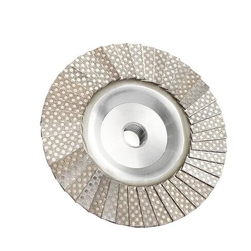 Diamond Flap Disc 4 Inch M14 Or 5/8-11 Thread Metal Adapter Diamond Electroplated Grinding Wheel Flap Disc Abrasive Tool(5-8-11,120) in Kuwait
