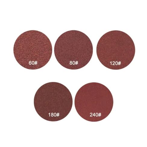 10Pcs 100mm Sanding Disc 60-240 Grit Sandpaper Buffing Wheel Hook and Loop Backing Pads for Electric Drill Grinder Rotary Tools in Kuwait