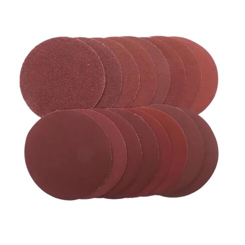 10Pcs 100mm Sanding Disc 60-240 Grit Sandpaper Buffing Wheel Hook and Loop Backing Pads for Electric Drill Grinder Rotary Tools in Kuwait