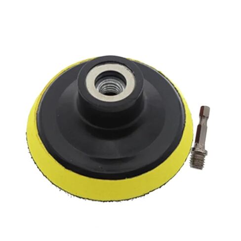 10Pcs 100mm Sanding Disc 60-240 Grit Sandpaper Buffing Wheel Hook and Loop Backing Pads for Electric Drill Grinder Rotary Tools in Kuwait