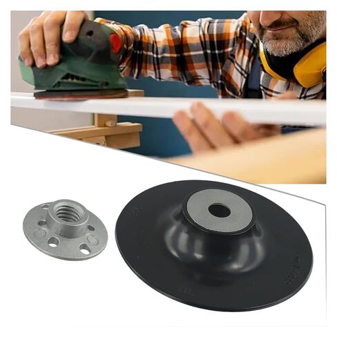 5ich Backing Pad Disc 125mm Backing Pad Tool Resin-Fibre Discs with Lock Nut/M14 Thread for Angle Grinder Sander Polish Tools in Kuwait