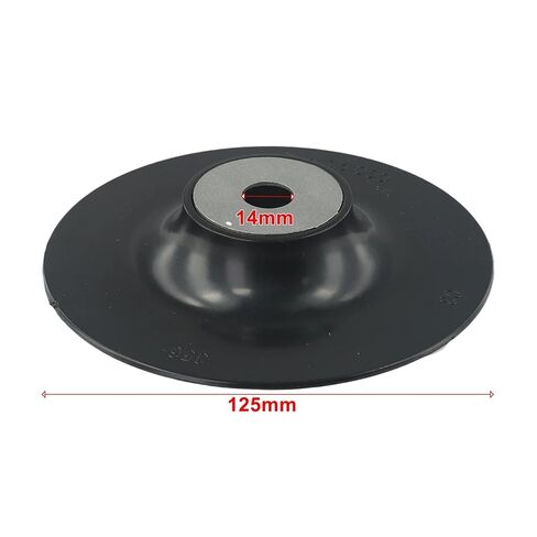 5ich Backing Pad Disc 125mm Backing Pad Tool Resin-Fibre Discs with Lock Nut/M14 Thread for Angle Grinder Sander Polish Tools in Kuwait