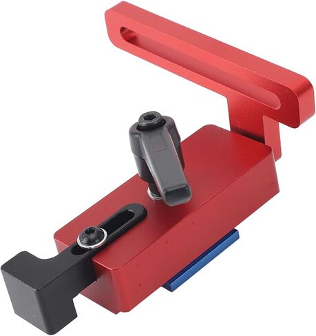 Zerodis 45 نوع من الألومنيوم ميتري إيقاف المسار T Track Stop Miter Gauge مع مقبض قابل للدوران 90 درجة وقفل لأدوات النجارة وتحديد المواقع بدقة in Kuwait