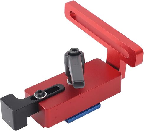Zerodis 45 نوع من الألومنيوم ميتري إيقاف المسار T Track Stop Miter Gauge مع مقبض قابل للدوران 90 درجة وقفل لأدوات النجارة وتحديد المواقع بدقة in Kuwait