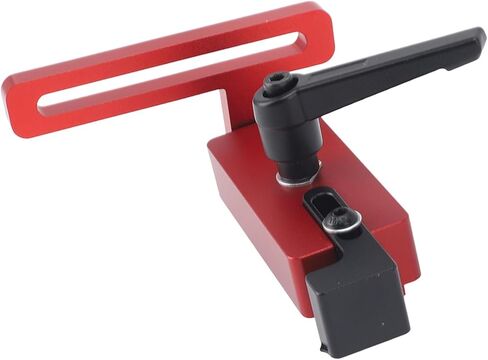 Zerodis 45 نوع من الألومنيوم ميتري إيقاف المسار T Track Stop Miter Gauge مع مقبض قابل للدوران 90 درجة وقفل لأدوات النجارة وتحديد المواقع بدقة in Kuwait