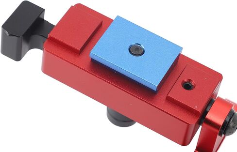 Zerodis 45 نوع من الألومنيوم ميتري إيقاف المسار T Track Stop Miter Gauge مع مقبض قابل للدوران 90 درجة وقفل لأدوات النجارة وتحديد المواقع بدقة in Kuwait