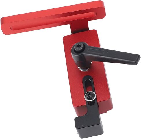 Zerodis 45 نوع من الألومنيوم ميتري إيقاف المسار T Track Stop Miter Gauge مع مقبض قابل للدوران 90 درجة وقفل لأدوات النجارة وتحديد المواقع بدقة in Kuwait