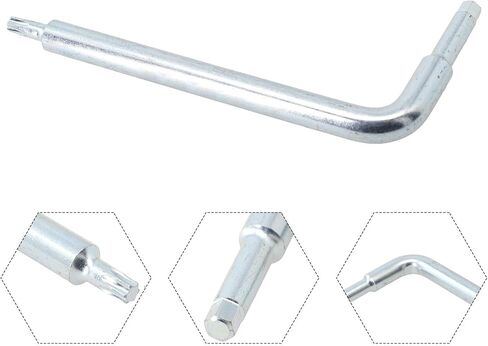 N600007 Miter Saw Wrench for DWS713 DWS779 DWS780 DWS715, Silver Metal Replacement Tool Part Compatible with Power Saws DCS361 DHS790 Series in Kuwait