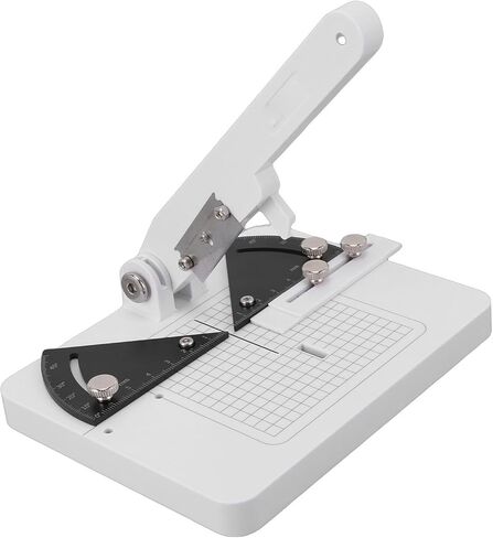 Fafeicy Miter Cutter 45 Degree Adjustable Angle Cutting Station for Plastic and Wood with Protractor and Metal Knob Ideal for DIY Projects in Kuwait