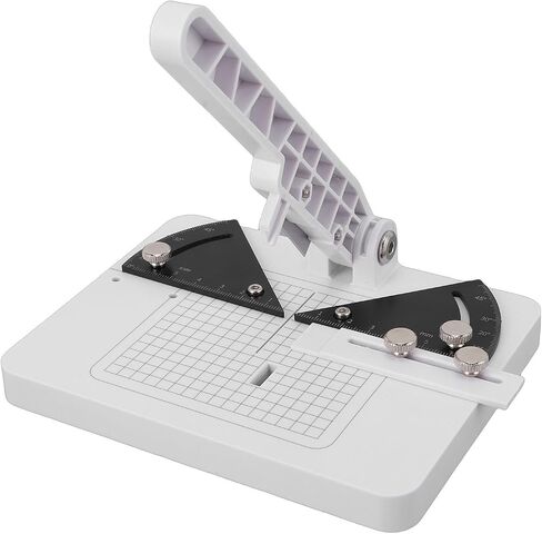 Fafeicy Miter Cutter 45 Degree Adjustable Angle Cutting Station for Plastic and Wood with Protractor and Metal Knob Ideal for DIY Projects in Kuwait