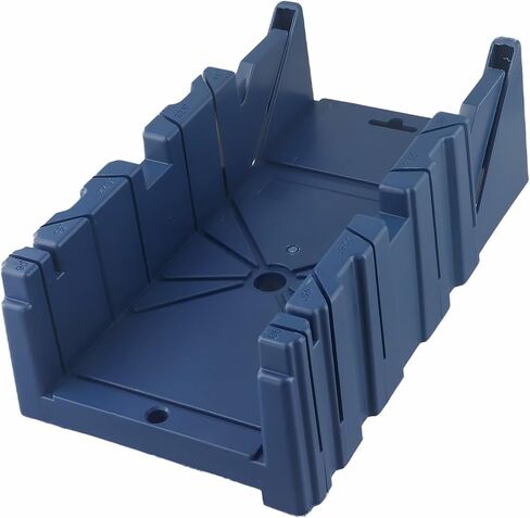 Woodworking for Mitre Box 45 and 90 Degree Cuts Abs Cabinet Miter Saw with Clamping Wood Cutting Diy Frames Skirting Lines Blue 310mm in Saudi Arabia