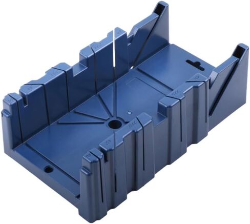 Woodworking for Mitre Box 45 and 90 Degree Cuts Abs Cabinet Miter Saw with Clamping Wood Cutting Diy Frames Skirting Lines Blue 310mm in Saudi Arabia
