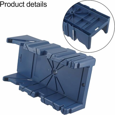 Woodworking for Mitre Box 45 and 90 Degree Cuts Abs Cabinet Miter Saw with Clamping Wood Cutting Diy Frames Skirting Lines Blue 310mm in Saudi Arabia