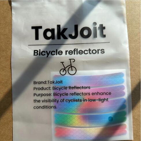 Bicycle Reflectors Stickers, 30 Pack Reflective Decals for Bikes, High Visibility Night Riding Safety in Kuwait