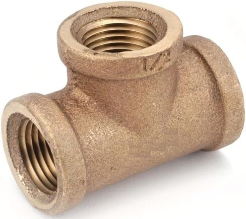 Krixis LOT OF (5) 738106-121208 3/4 X 3/4 X 1/2 Reducing Brass PIPE Threaded Tee in Saudi Arabia