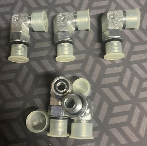 Krixis 5-Pack 6 C5OLO-S Seal-Lok Male Elbow 3/8 ORFS X Size 6 SAE Steel in Saudi Arabia