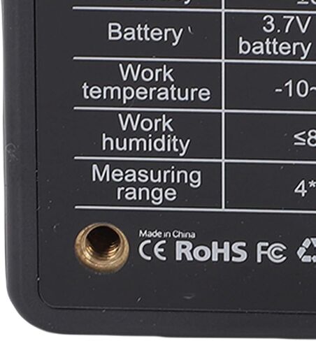 LiebeWH Digital Inclinometer Bluetooth Angle Finder, USB C Rechargeable Electronic Angle Meter with Magnetic V Groove Base, 0.2 Degree Accuracy Backlit Display for Woodworking Construction in Kuwait