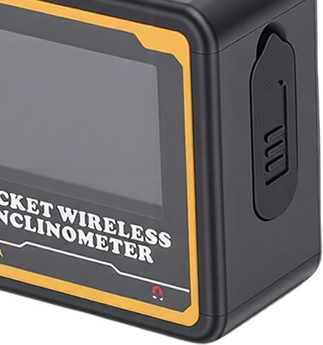 LiebeWH Digital Inclinometer Bluetooth Angle Finder, USB C Rechargeable Electronic Angle Meter with Magnetic V Groove Base, 0.2 Degree Accuracy Backlit Display for Woodworking Construction in Kuwait