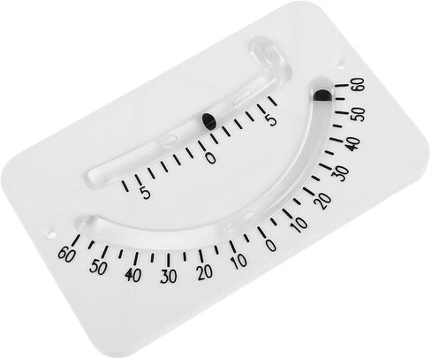 Luxshiny Marine Clinometer زاوية الميل للقوارب واليخوت أداة تسوية القياس الدقيق مع جسم بلاستيكي أبيض مناسب لمهام التسوية والسيناريوهات التي تتطلب المستوى in Kuwait