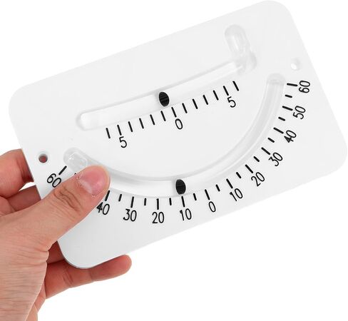 Luxshiny Marine Clinometer زاوية الميل للقوارب واليخوت أداة تسوية القياس الدقيق مع جسم بلاستيكي أبيض مناسب لمهام التسوية والسيناريوهات التي تتطلب المستوى in Kuwait