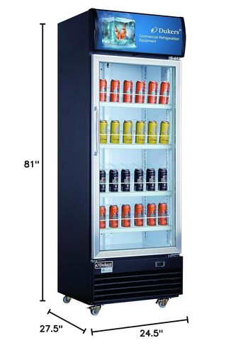 دوكرز LG-430 15.1 متر مكعب. قدم. ثلاجة التاجر ذات العرض التجاري in Kuwait
