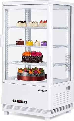 Garvee Commercial Refrigerator - Large Capacity Glass Door Merchandiser, 35.3 Cu.Ft Upright Fridge for Business & Commercial Use, Black in Kuwait