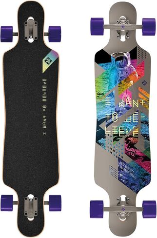 Longboard Street Surfing Curve DT Freeride 39" I Want to Believe in Kuwait