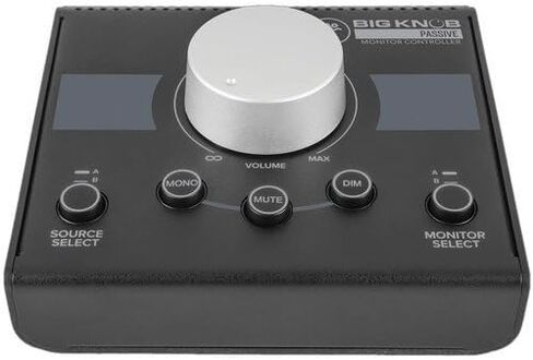 Mackie Big Knob Passive Studio Monitor Controller with 1/4" Male Phone to 1/4" Male Phone TRS Cable -5 in Kuwait