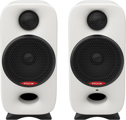 NUX AXON 3 Studio Reference Monitor,3/8" Mounting Socket, 4-Pin Connector,Advanced DSP, Flexible Audio I/O,90W Bi-Amp Power with 3" Woofers,Magnetic Footpads,Acoustic Correction EQ APP in Kuwait