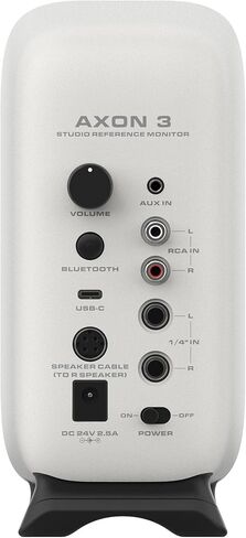 NUX AXON 3 Studio Reference Monitor,3/8" Mounting Socket, 4-Pin Connector,Advanced DSP, Flexible Audio I/O,90W Bi-Amp Power with 3" Woofers,Magnetic Footpads,Acoustic Correction EQ APP in Kuwait