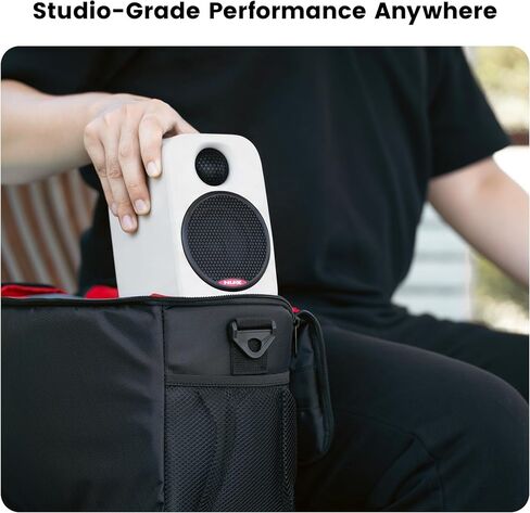 NUX AXON 3 Studio Reference Monitor,3/8" Mounting Socket, 4-Pin Connector,Advanced DSP, Flexible Audio I/O,90W Bi-Amp Power with 3" Woofers,Magnetic Footpads,Acoustic Correction EQ APP in Kuwait