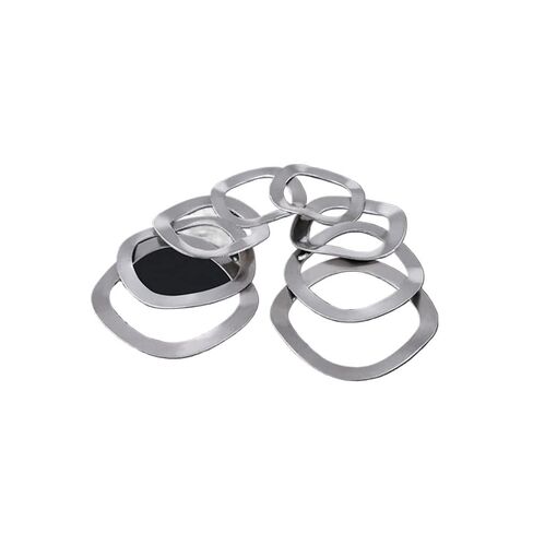 Spring Washers, 10PCS M3-M41 304 Stainless Steel Three Wave Crest Type Gasket Spring Washer Hardware in Kuwait