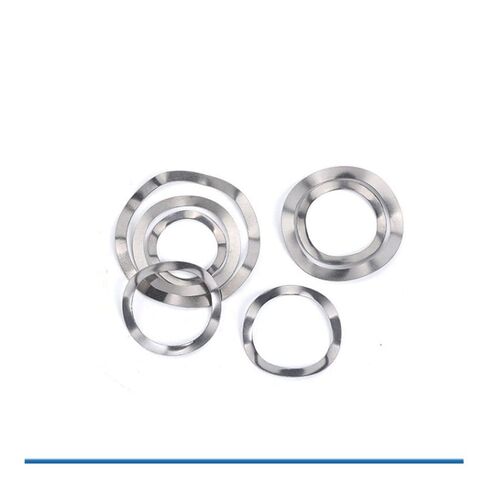 Spring Washers, 10PCS 304 Stainless Stee Three Wave Crest Type Spring Washer M31*39 * 0.4 Crinkle Washers in Kuwait