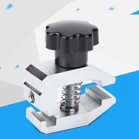 Push Pull Force Fixture, SJJ-01 Push Pull Tester Clamp, 500N Load Force Gauges Fixture, Stainless Steel Tension Meter Clamp with 3.5mm Opening Size for Tensile Testing in Kuwait