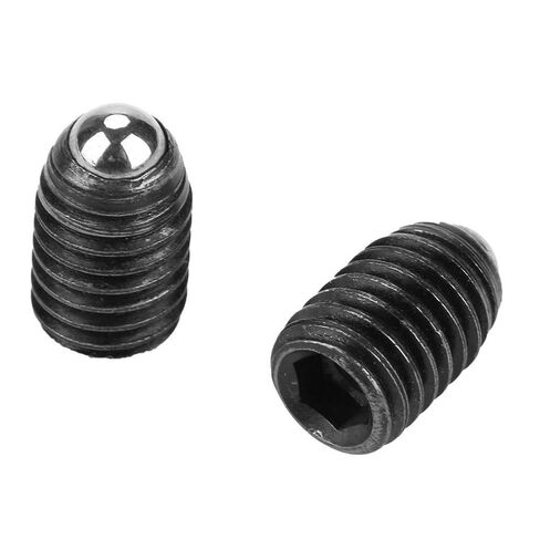 Hilitand M8 Hex Socket Ball Spring Plungers Set Screw Thread Ball Plunger Carbon, M8X12, 10 Pieces in Saudi Arabia