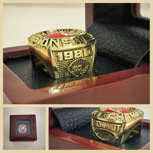 CLASSIC SERIES PhillyCity 1980 CHAMPIONSHIP RING #Rarity Luxury Commemorative Sports Fan Detail Gift - Glory Collect Various Festivals Occasions with Sandalwood Box in Kuwait
