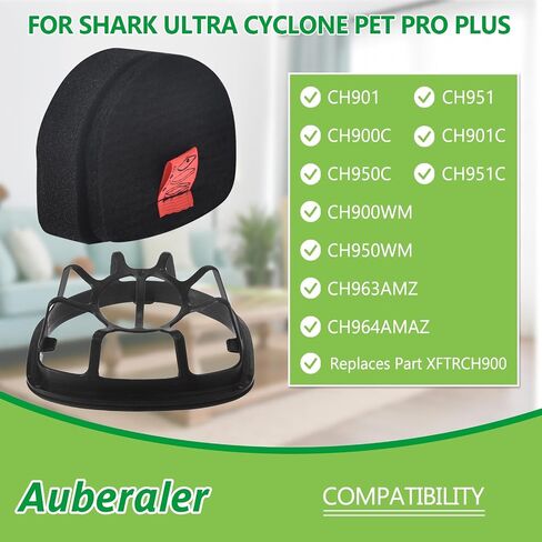8 عبوات من المرشحات البديلة لمرشح كأس الغبار Shark Ultra Cyclone Pet Pro Plus CH901 CH951 CH951C CH900WM XL، مكنسة كهربائية محمولة لاسلكية CH963AMZ CH964AMZ، قطعة بديلة #XFTRCH900 in Kuwait
