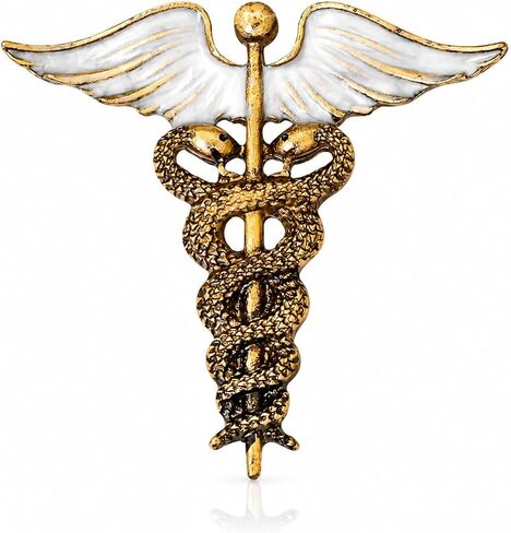 مينا خمر كاديوس كاديوس بروش قضيب من دبابيس asclepius للممرضة الطبيب هدايا مجوهرات رائعتين معطف الدعاوى سحر البصفقة الملحقات in Kuwait