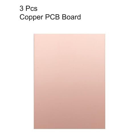 Uxcell 3 قطعة 200x150 مللي متر مزدوج الوجهين النحاس يرتدون صفح PCB لوحة دوائر كهربائية FR4 2 مللي متر سمك لتقوم بها بنفسك النماذج الأولية لوحة دارات مطبوعة in Kuwait