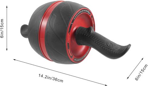 Ab Roller Wheel Fitness Roller with Automatic Rebound, Abs Abdominal Trainer for Home Workouts, Core Strength Exercise Equipment for Men and Women in Kuwait