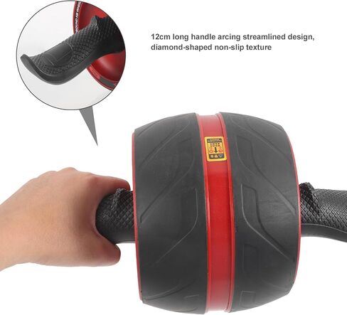 Ab Roller Wheel Fitness Roller with Automatic Rebound, Abs Abdominal Trainer for Home Workouts, Core Strength Exercise Equipment for Men and Women in Kuwait