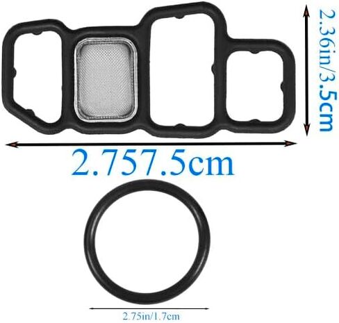 15826-RNA-A01 حشية الملف اللولبي VVT لهوندا سيفيك أكورد CR-V HR-V أكورا ILX | مطاط وألومنيوم ممتاز، ختم مانع للتسرب، استبدال مباشر، يناسب 1.8L 2.0L Honda Acura 2006-2022 in Kuwait