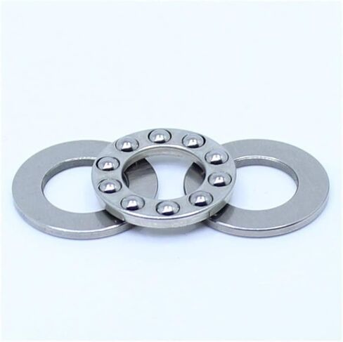 100Pcs F2-6M F2.5-6M F4-9M F5-10M F6-11M Stainless Steel Cage Axial Ball Thrust Bearings 2x6x3 2.5x6x3 4x9x4 5x10x4 6x11x4.5mm Thrust Bearings in Kuwait
